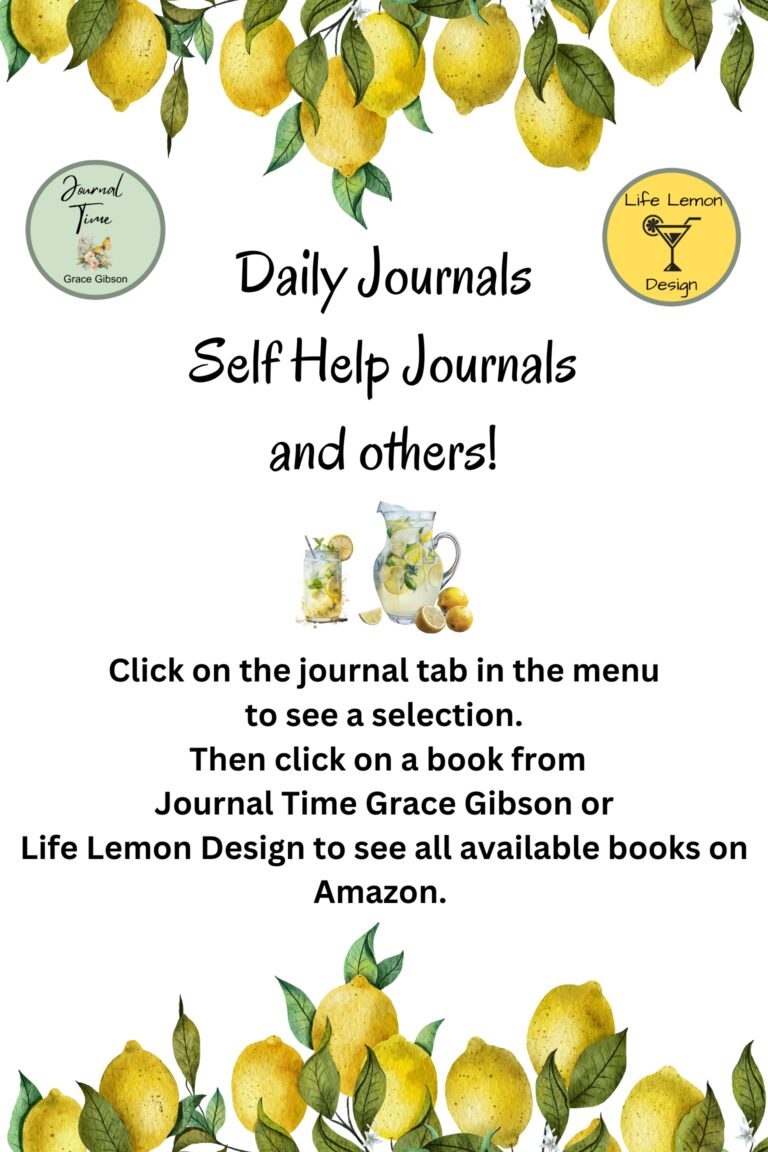 I'm very excited to offer The Life Lemon Dodge Gratitude Journal! Available through Amazon(2)