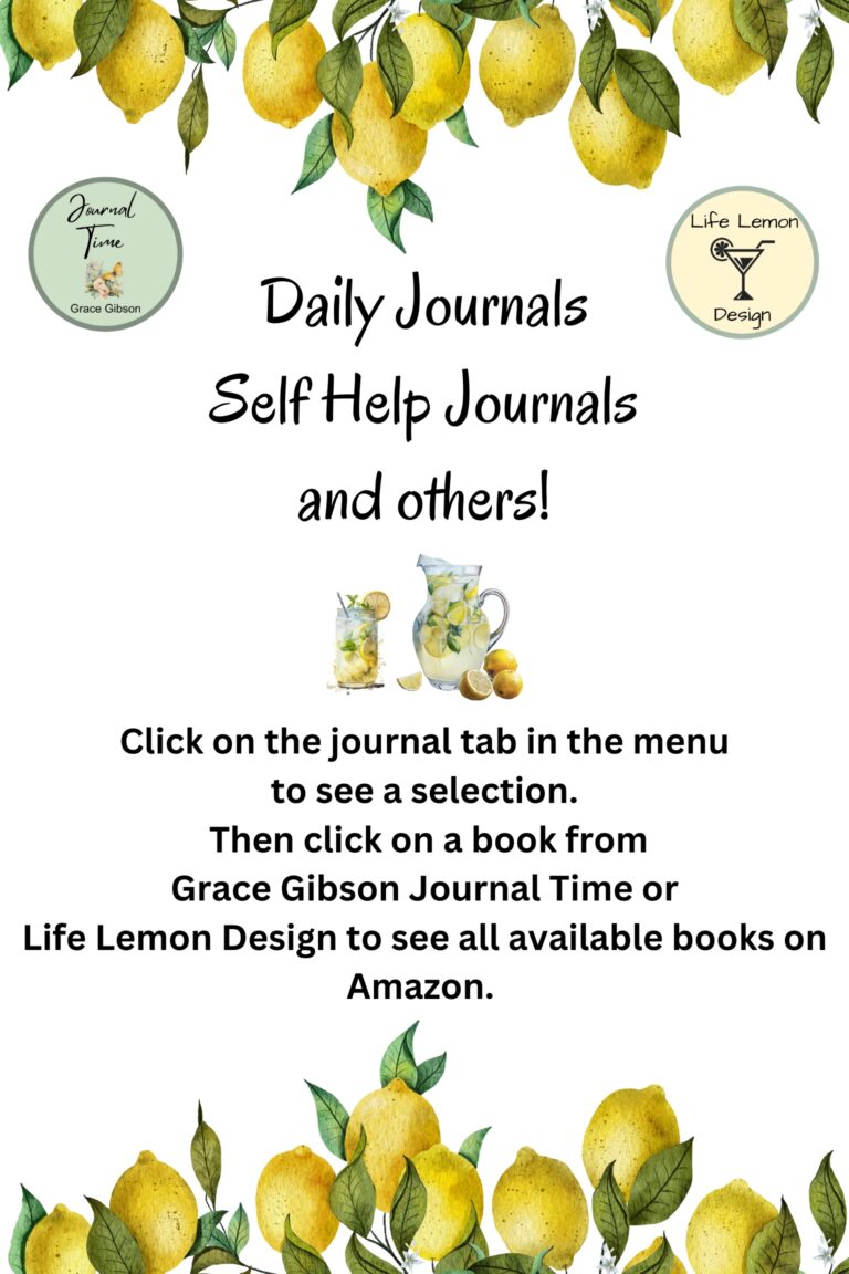 I'm very excited to offer The Life Lemon Dodge Gratitude Journal! Available through Amazon(3)